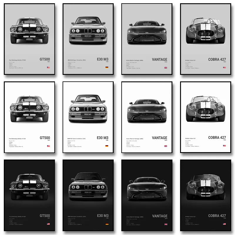 Monochrome Cars Collection