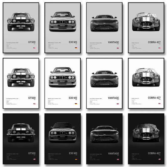 Monochrome Cars Collection